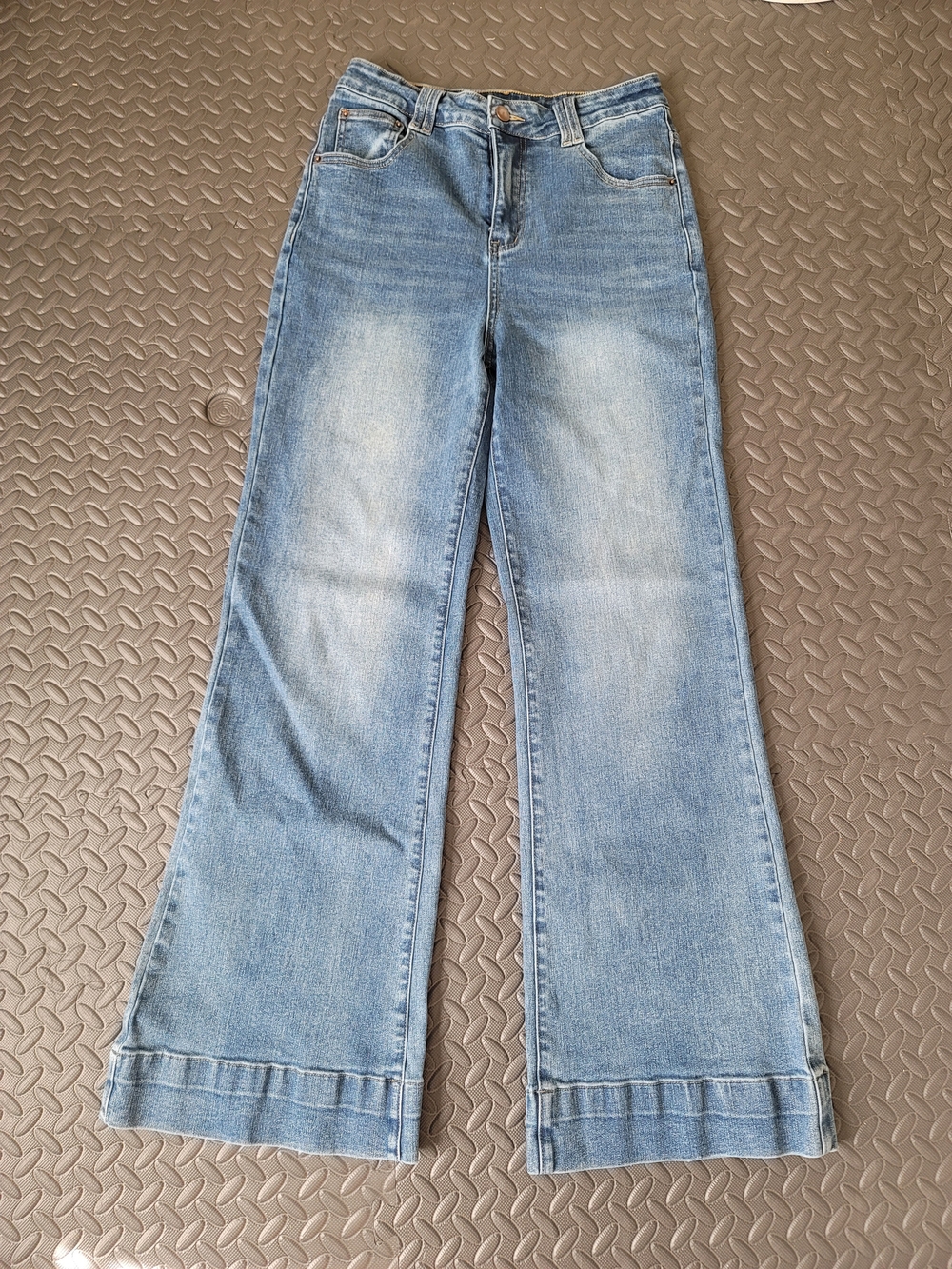 Commense Light Blue Wide-Leg High Rise Women's Jeans Sz M